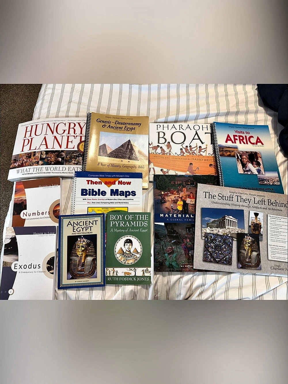 Genesis-Deuteronomy & Ancient Egypt Lesson Plans Book Lot